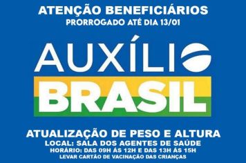 BENEFICIO AUXILIO BRASIL (ANTIGO BOLSA FAMÍLIA).